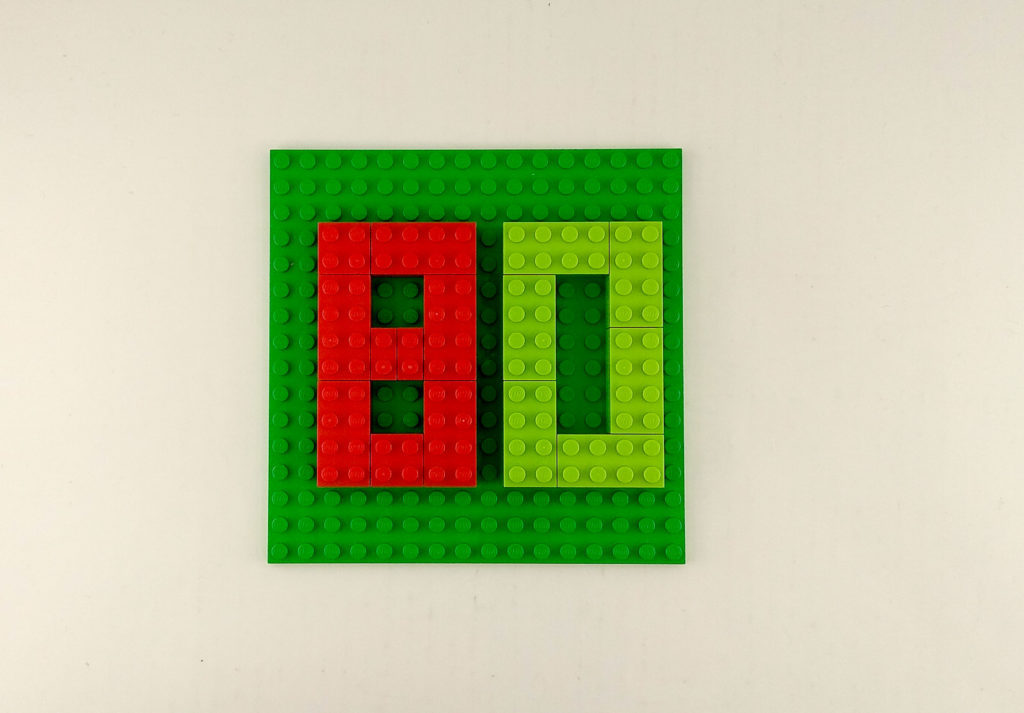 kreatywna zabawa klockami cyfry liczby lego