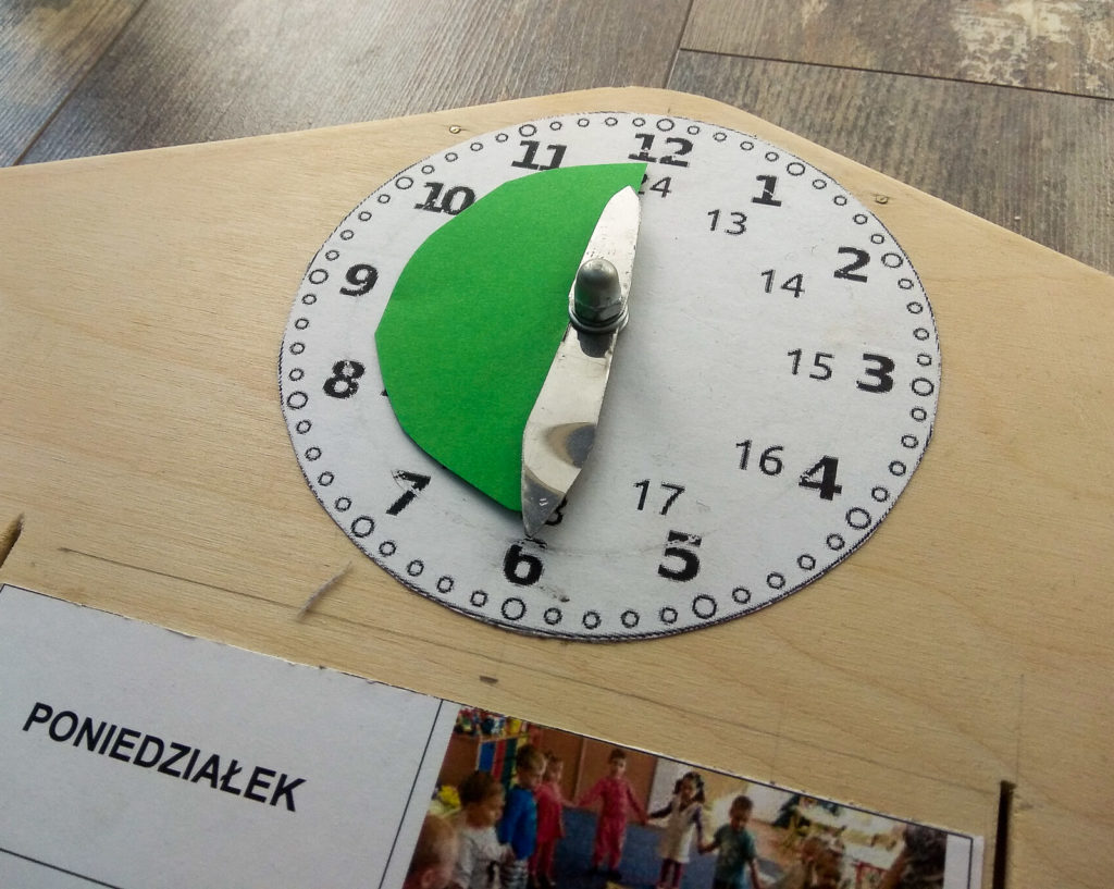 nauka zegara tarcza zegara zegar dla dzieci