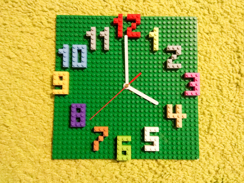 zegar lego diy lego clock