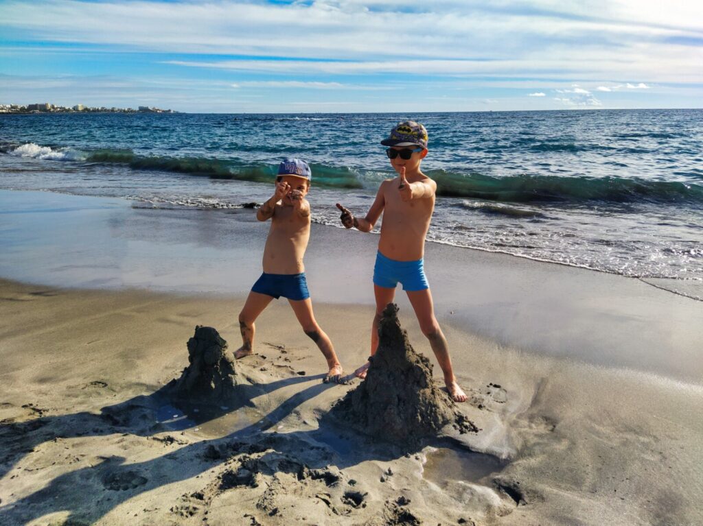 plaże dla dzieci na Teneryfie Playa del Duque