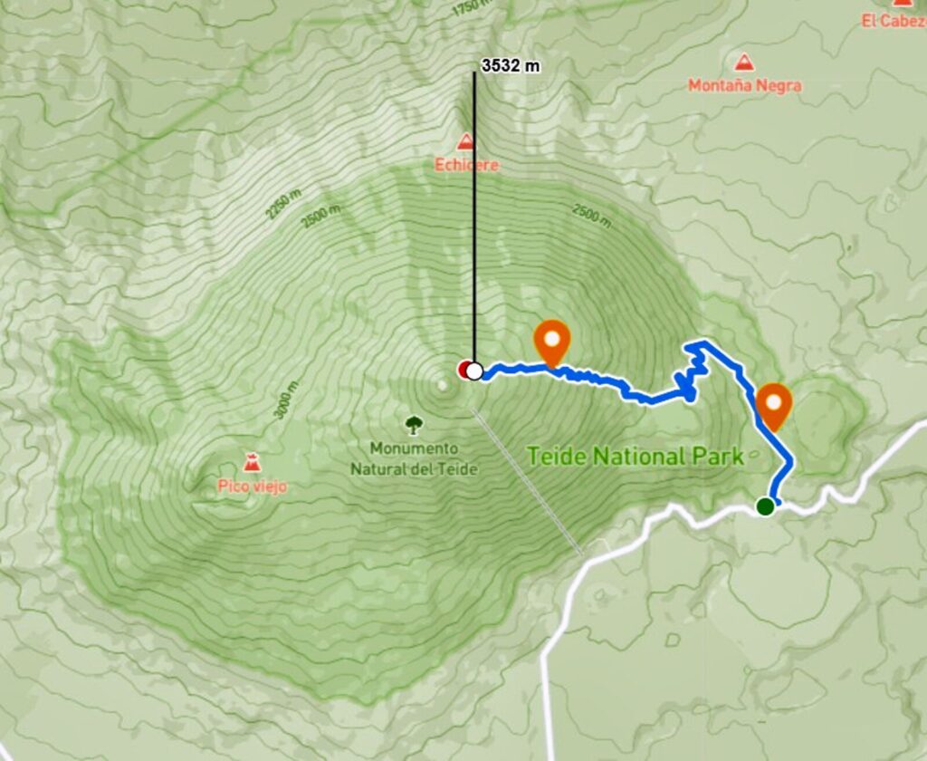 szlaki z pozwoleniem na teneryfie Teide (1)