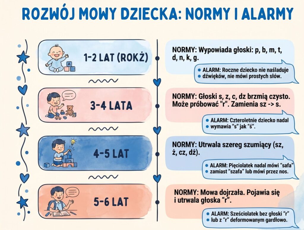 rozwoj mowy dziecka norma