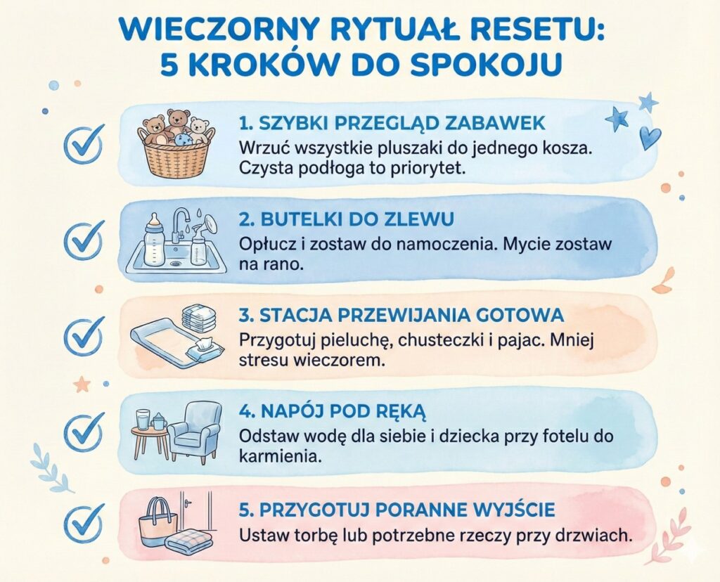 wieczorny rytual przed spaniem