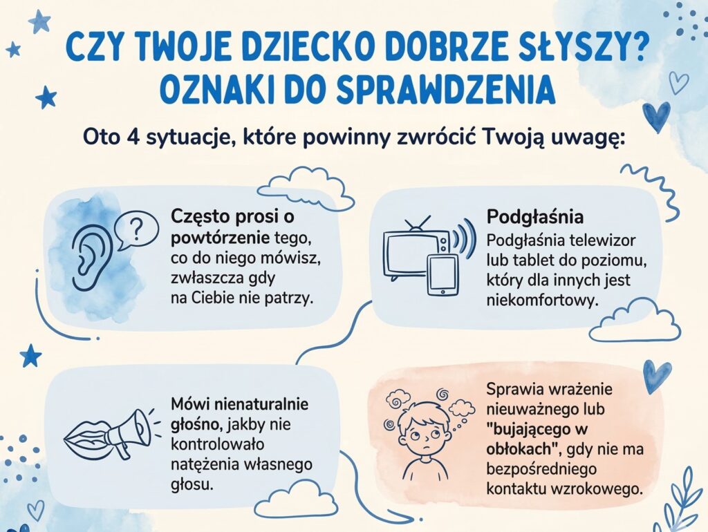 czy dziecko dobrze słyszy