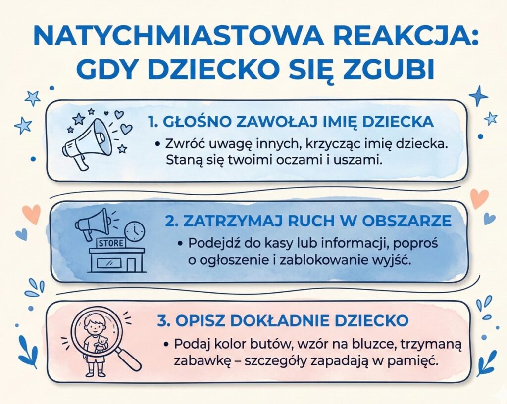 gdy dziecko sie zgubi