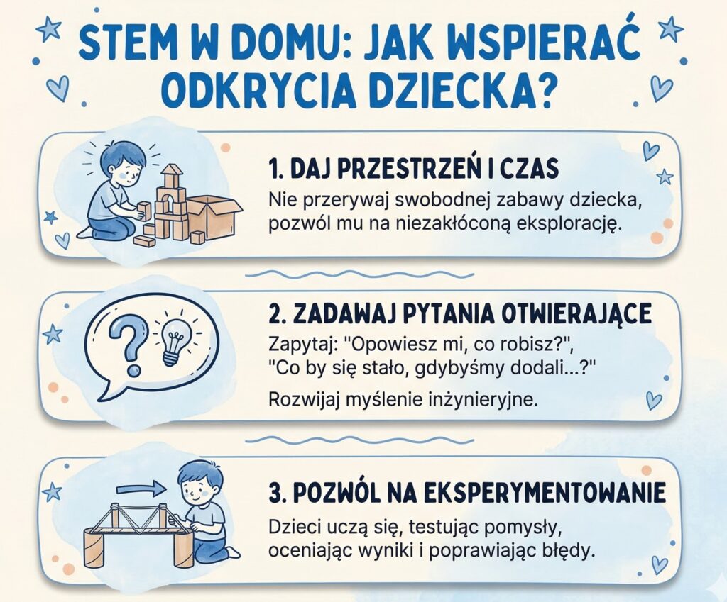 jak wspierac odkrycia dziecka