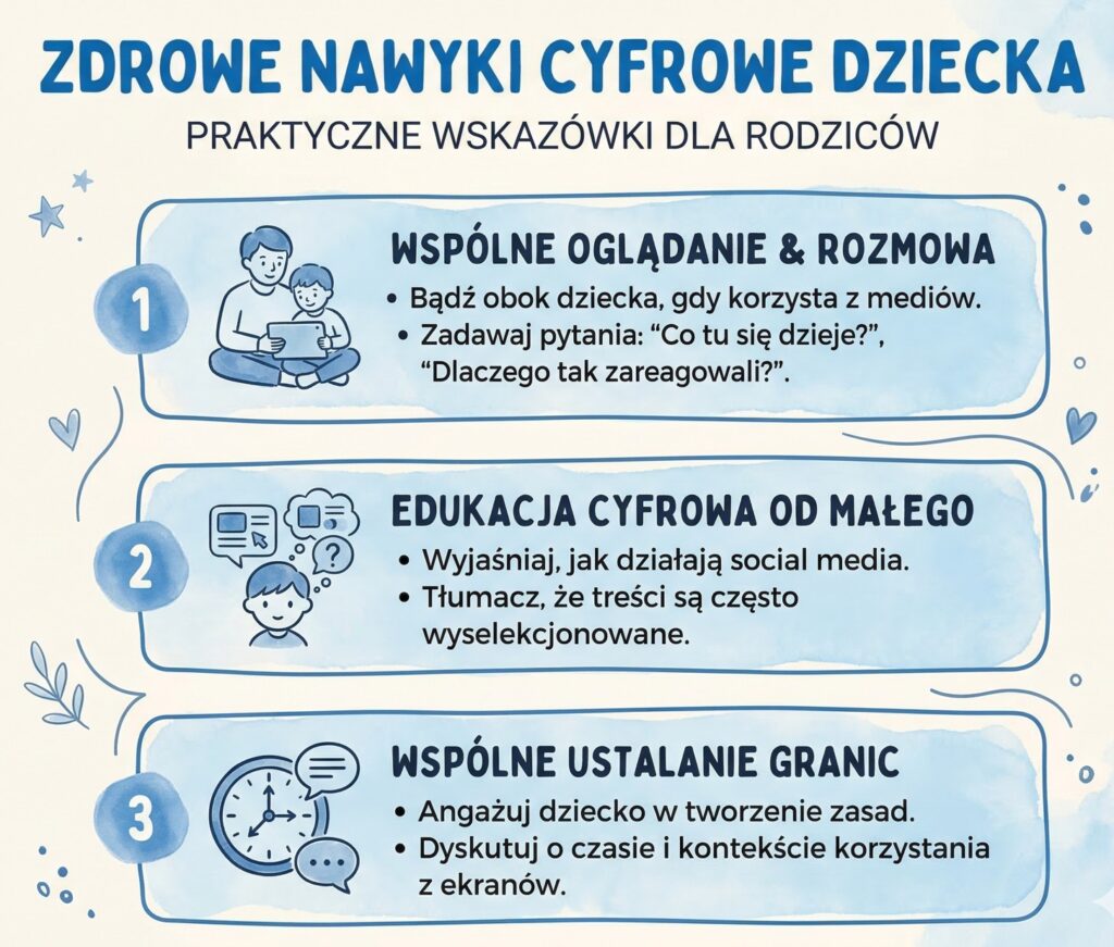 wpływ mediów społecznościowych na dzieci