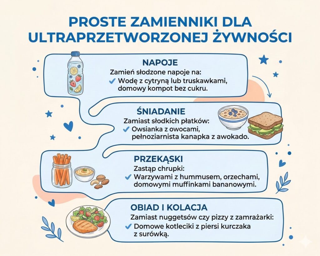 zamienniki dla przetworzonej zywnosci