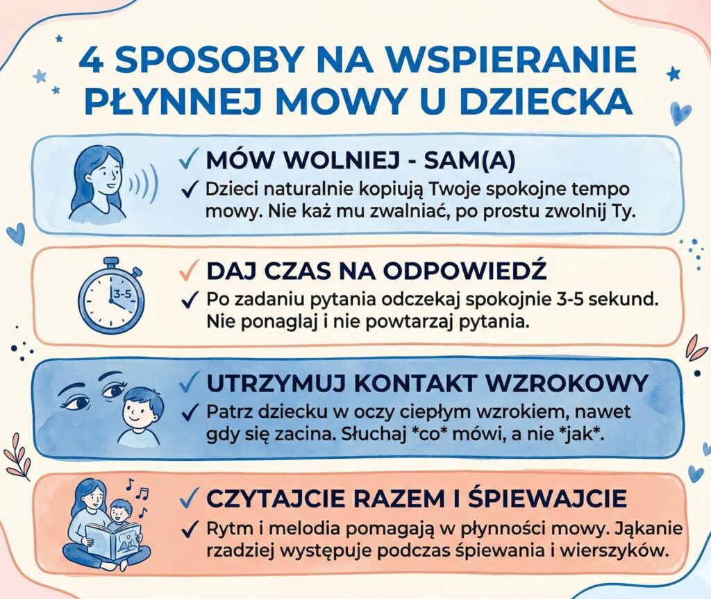 niepłynność mowy u dziecka