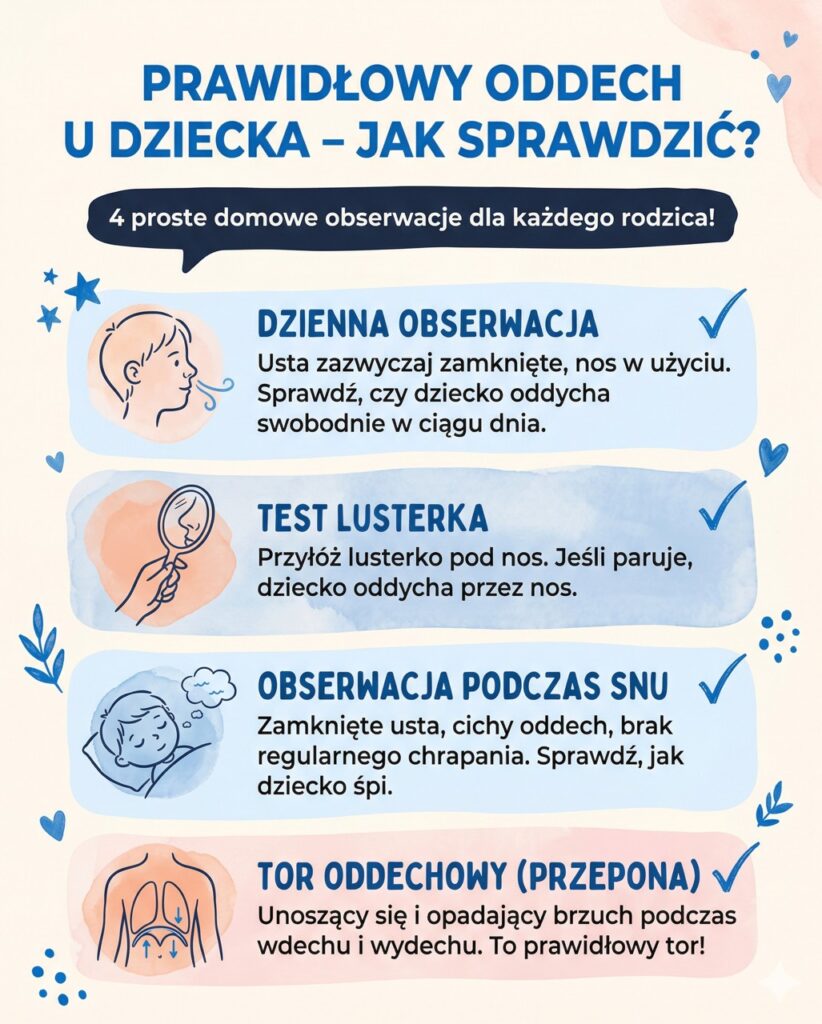 prawidłowe oddychanie