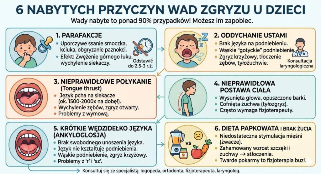 wady zgryzu a wady wymowy