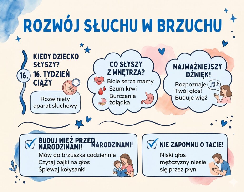 rozwoj słuchu w ciąży