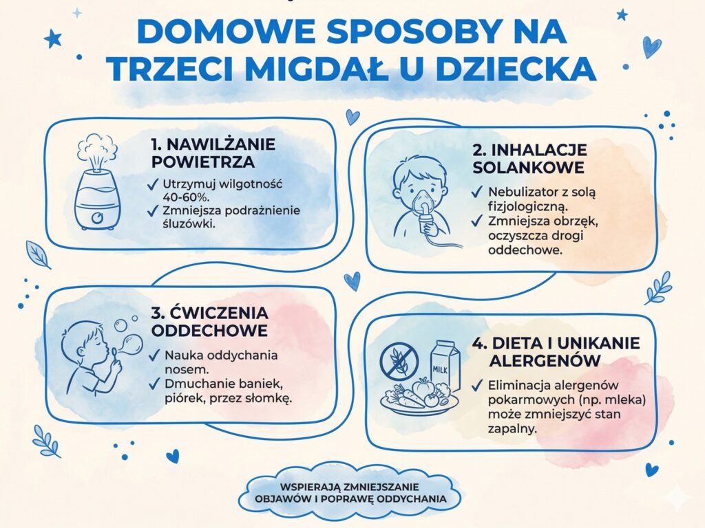 trzeci migdał u dziecka