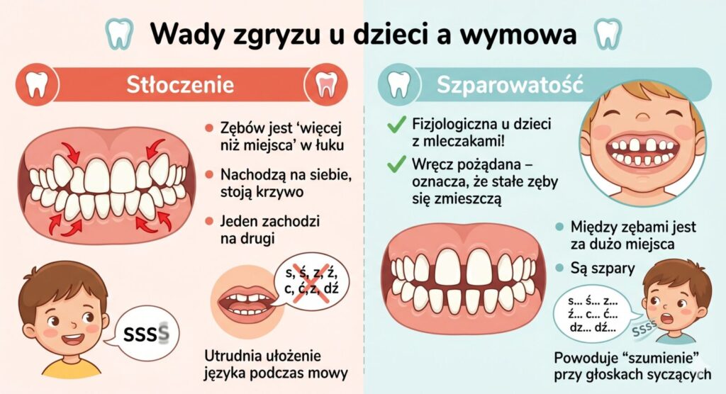 wady zgryzu a wady wymowy