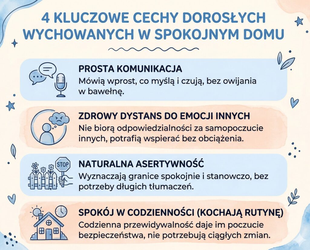 spokojny dom wpływ na dziecko