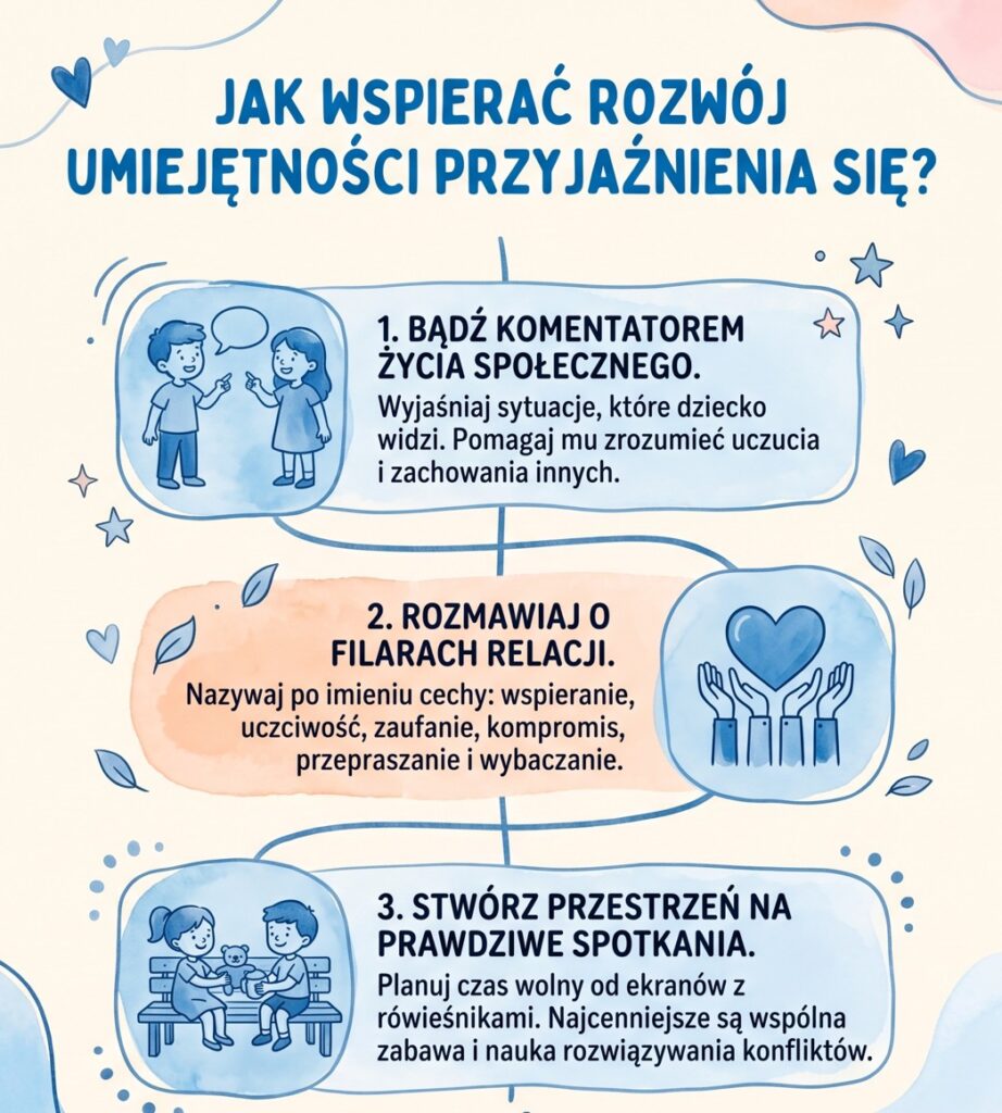 rozwój społeczny dzieci przyjaźń
