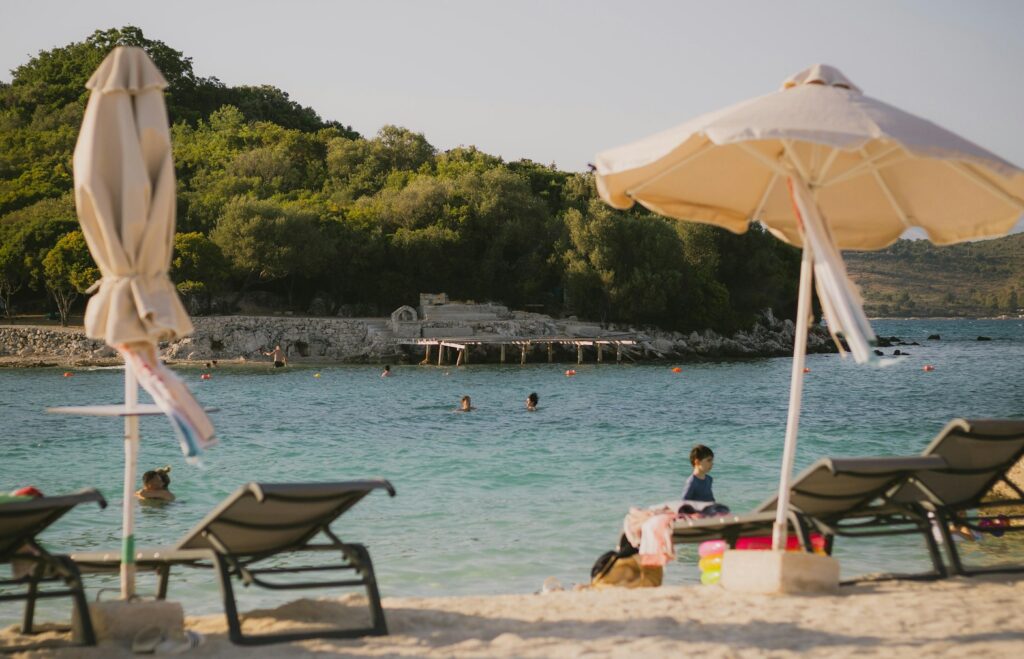 Ksamil z dziećmi