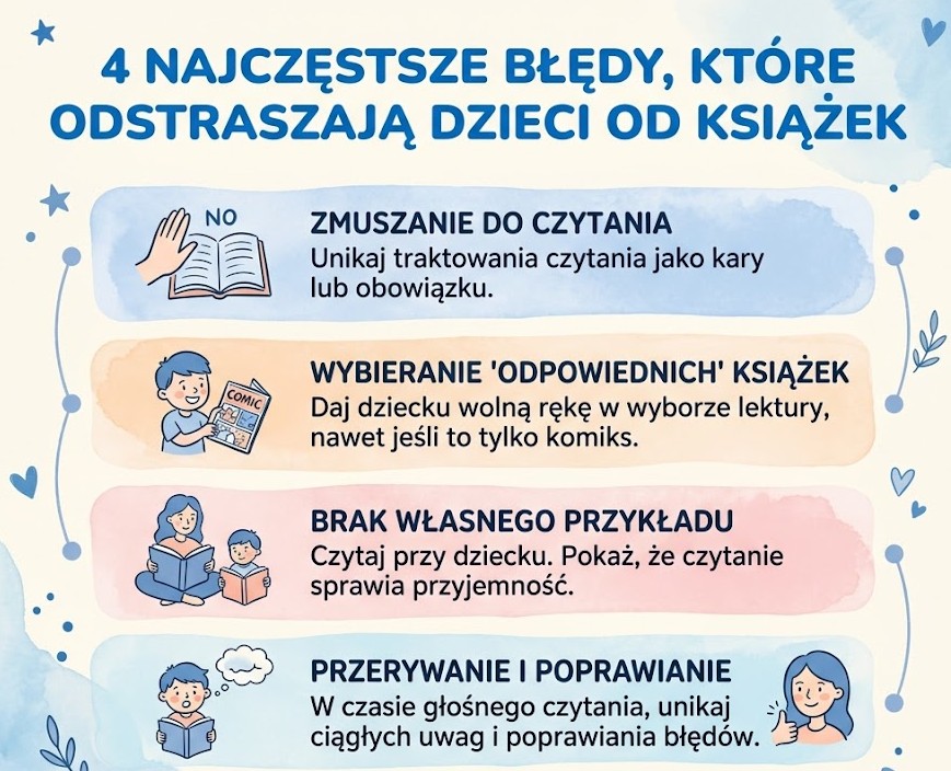 moje dziecko nie chce czytac