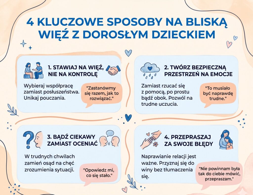 bliska relacja z dorosłym dzieckiem