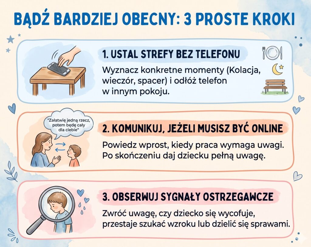 wpływ telefonu na dziecko