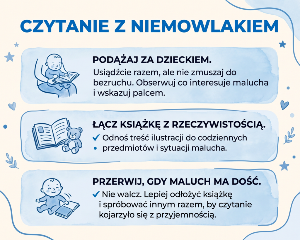 czytanie z niemowlakiem