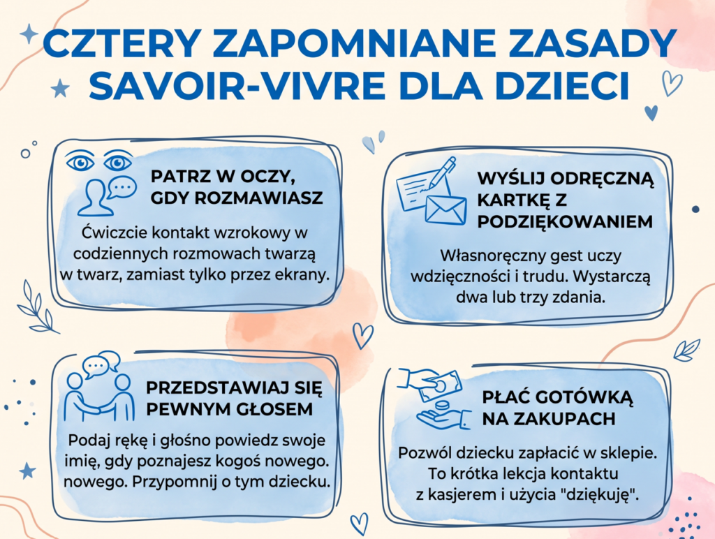 zasady savoir vivre dla dzieci